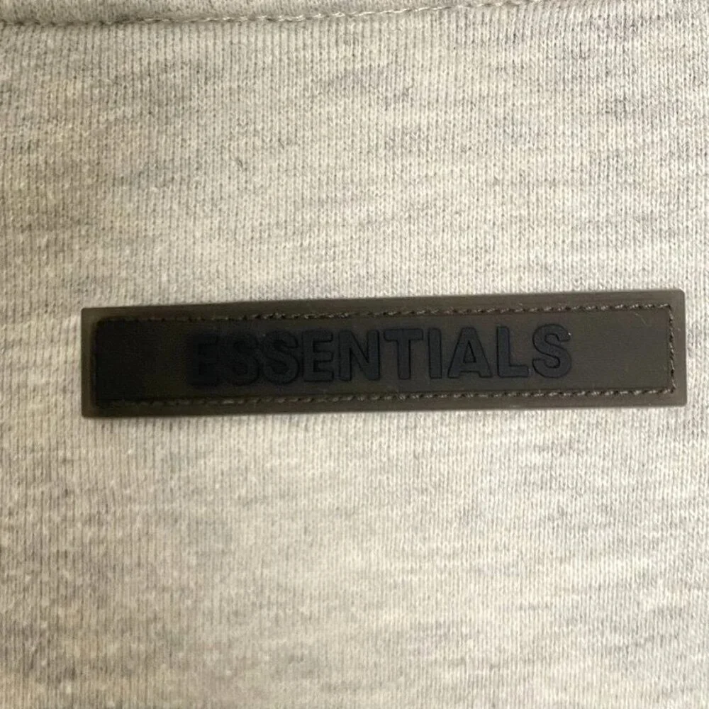 Essentials Fear Of God Heather Gray Sweatshirt Crew Neck Size Medium - Picture 7 of 9